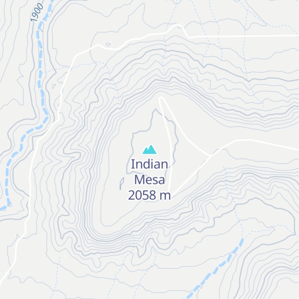 Map of Indian Mesa