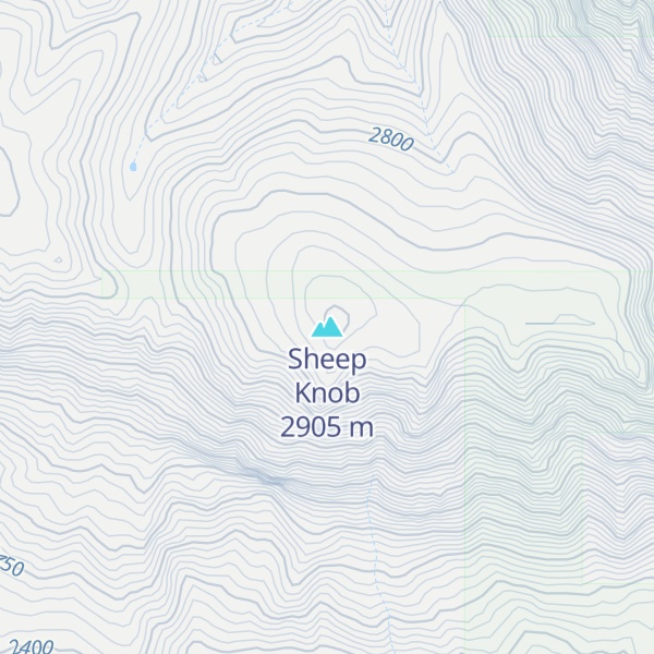 Map of Sheep Knob