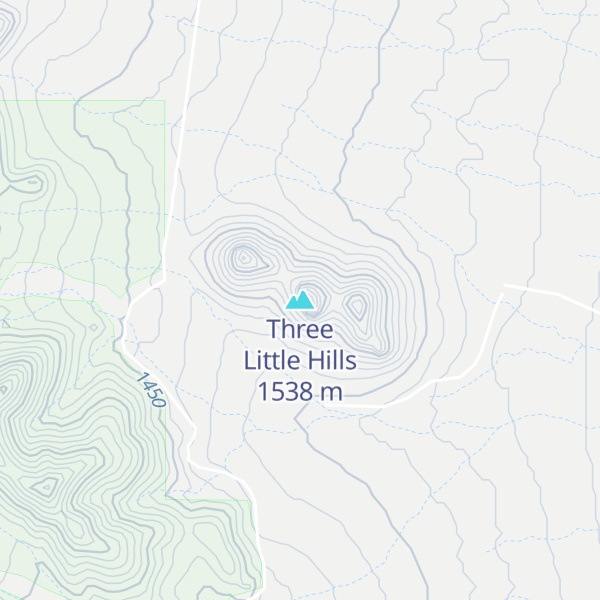 Map of Three Little Hills