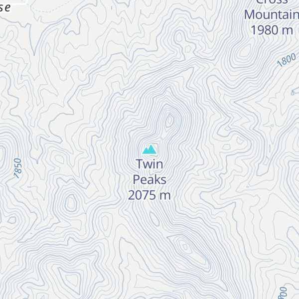 Map of Twin Peaks