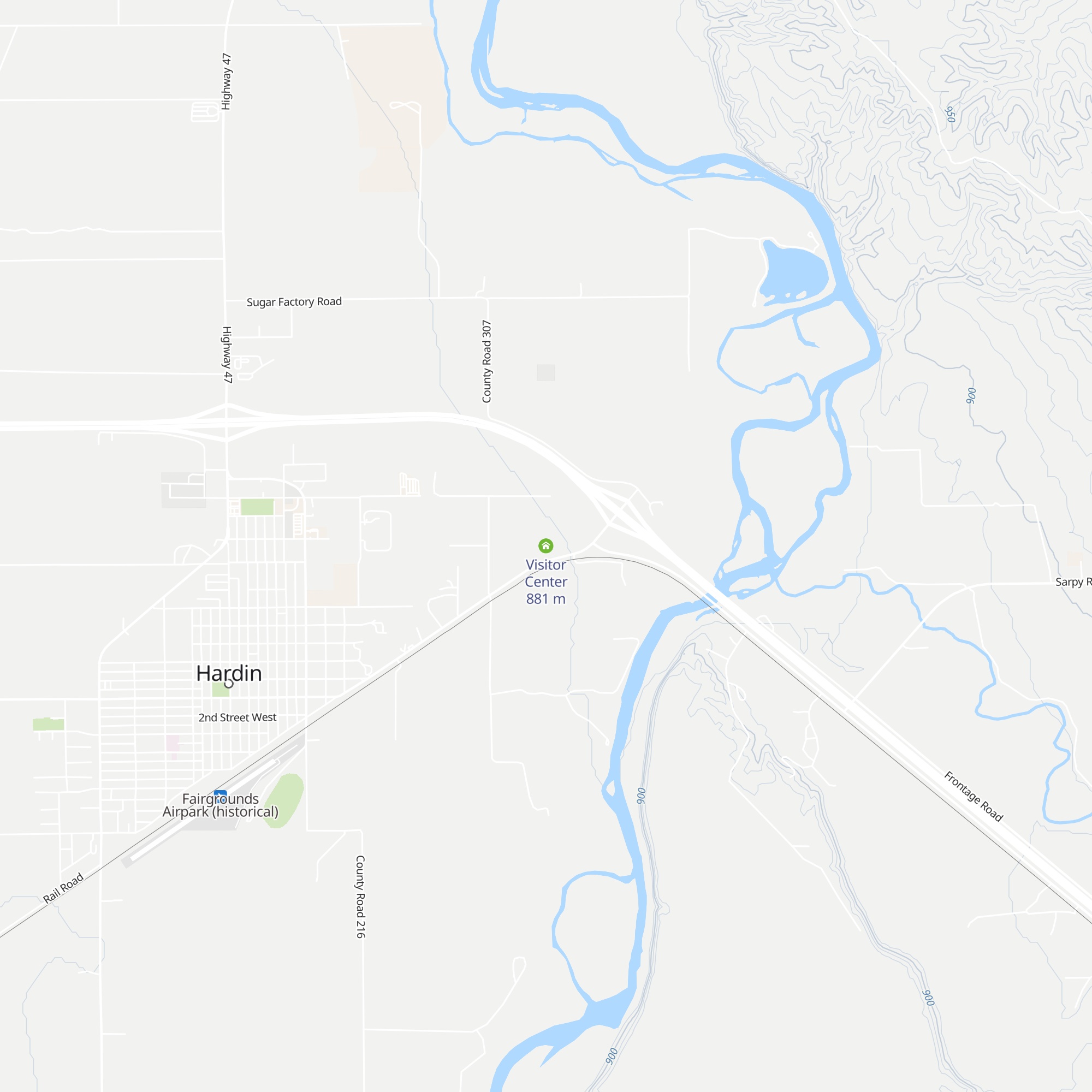 Visitor Center map
