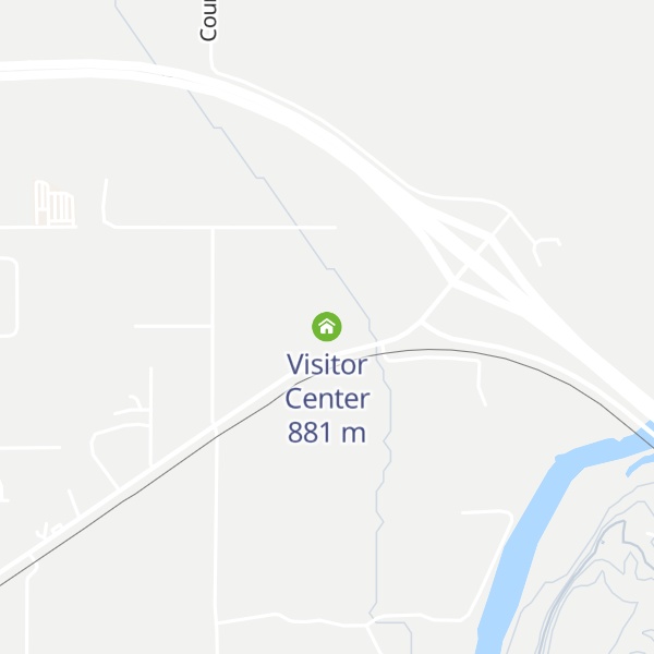 Map of Visitor Center