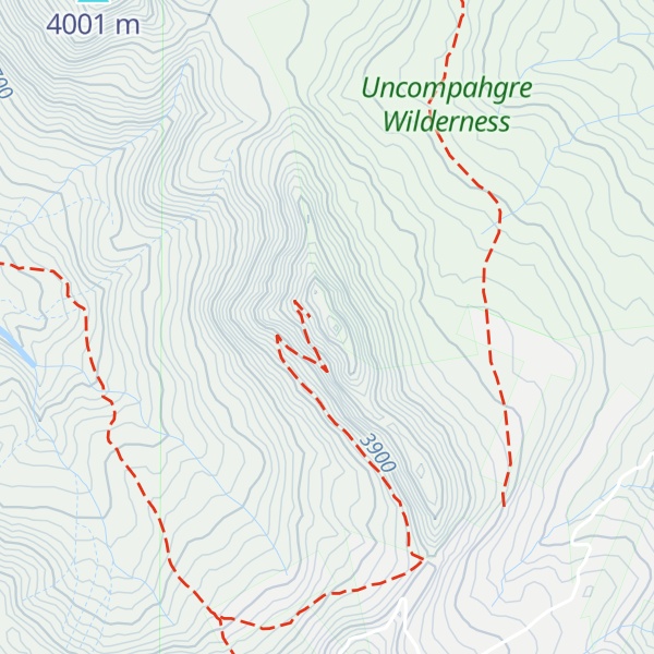 Map of Darley Mountain