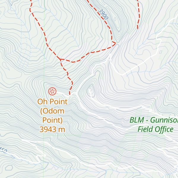Map of Engineer Mountain