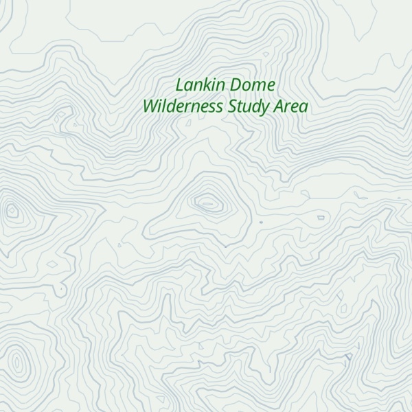 Map of Bills Peak