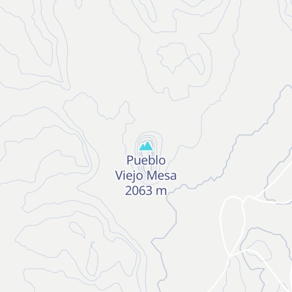 Map of Pueblo Viejo Mesa