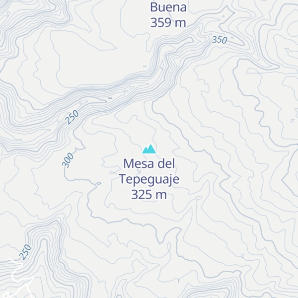 Map of Mesa del Tepeguaje