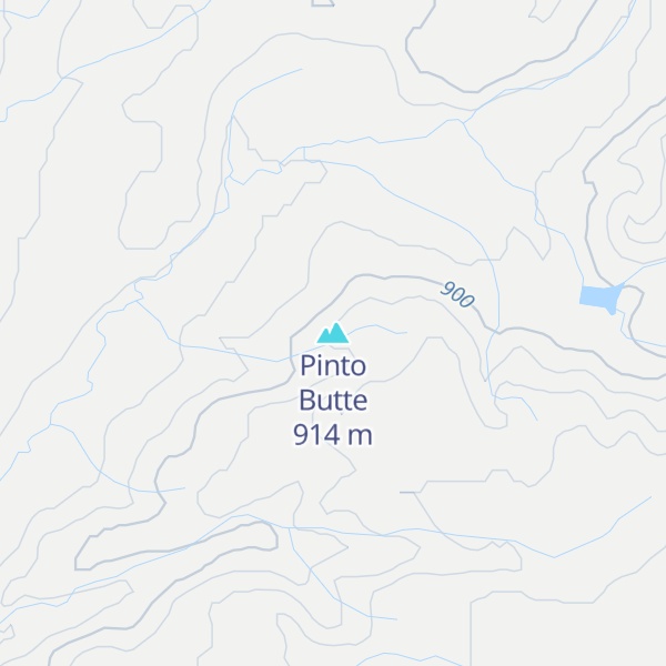 Map of Pinto Butte