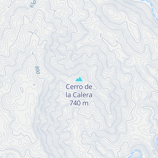 Map of Cerro de la Calera