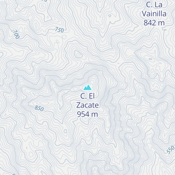 Map of C. El Zacate