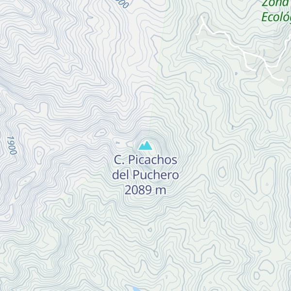 Map of C. Picachos del Puchero