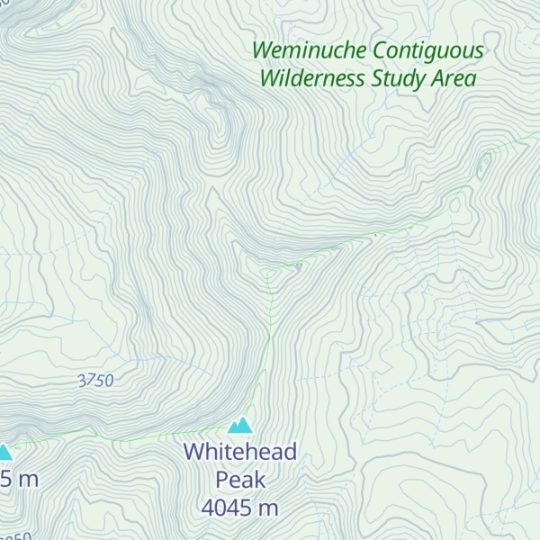 Map of Mount Rhoda
