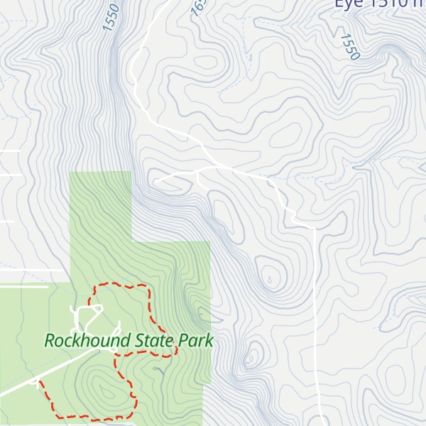 Map of Little Florida Mountains (HP)