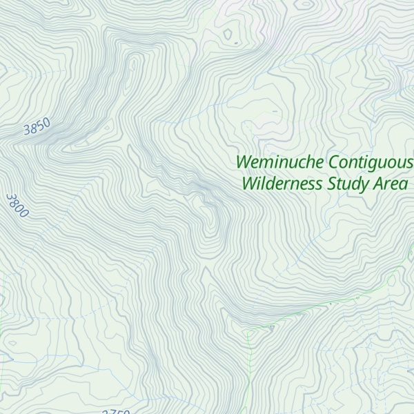 Map of Mountaineer Peak