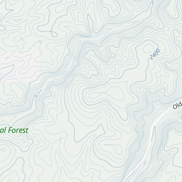 Map of Alexander Mountain