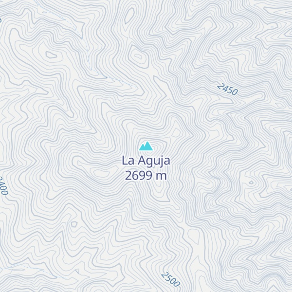 Map of La Aguja