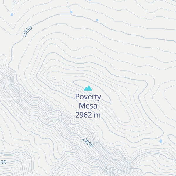 Map of Poverty Mesa