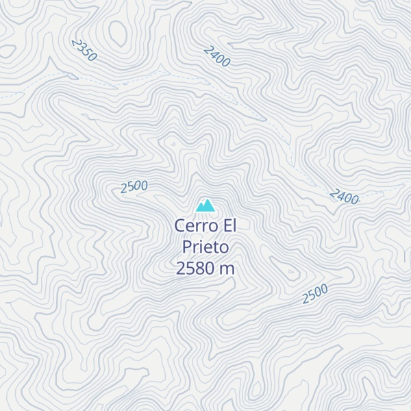 Map of Cerro El Prieto