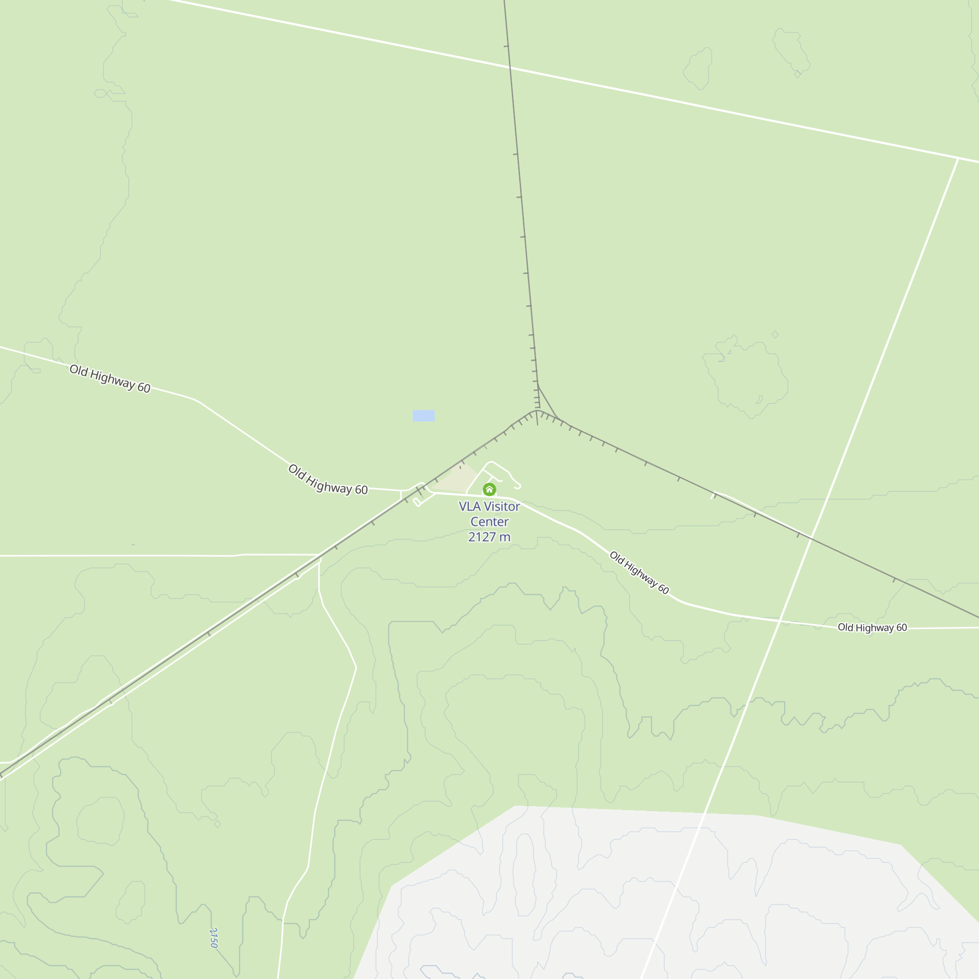 VLA Visitor Center map