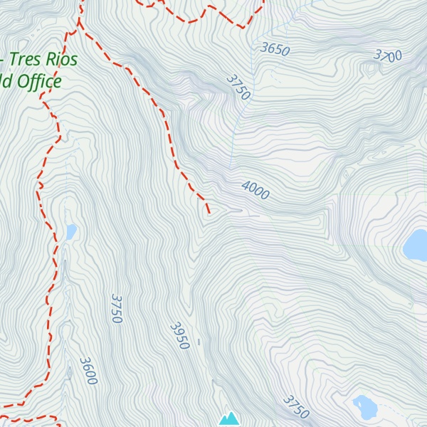 Map of Tower Mountain
