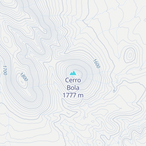 Map of Cerro Bola