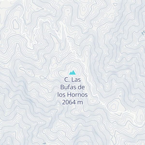 Map of C. Las Bufas de los Hornos