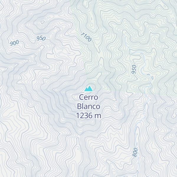 Map of Cerro Blanco