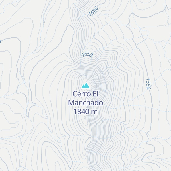 Map of Cerro El Manchado