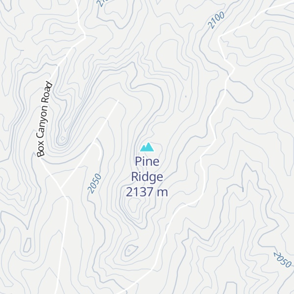 Map of Pine Ridge