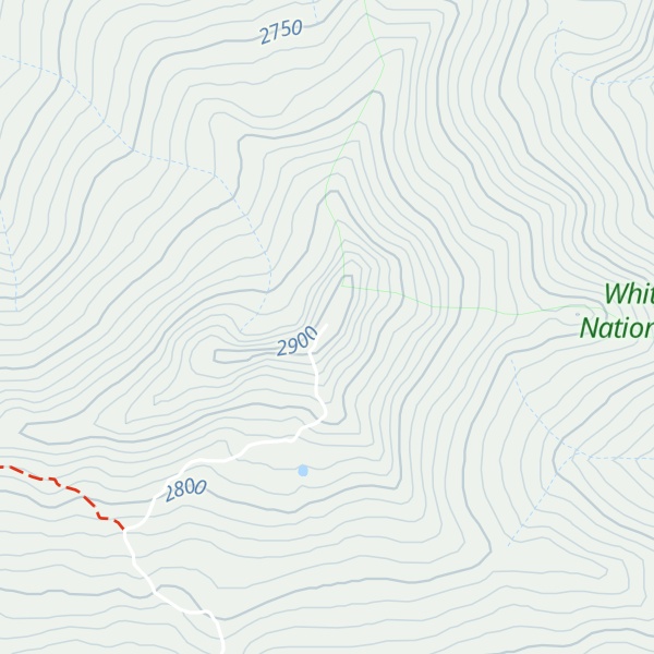 Map of Hightower Mountain