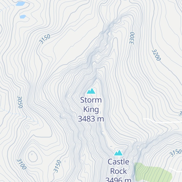 Map of Storm King