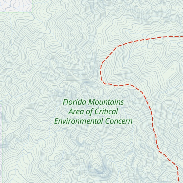 Map of South Peak