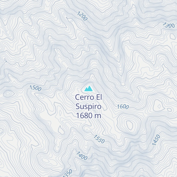 Map of Cerro El Suspiro