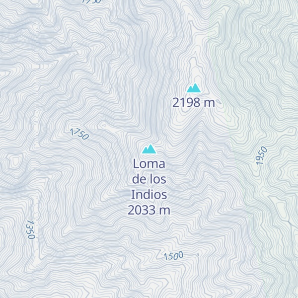 Map of Loma de los Indios