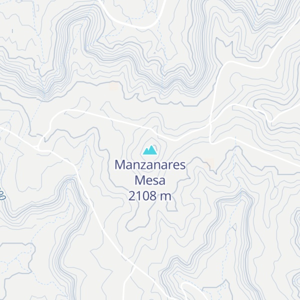 Map of Manzanares Mesa