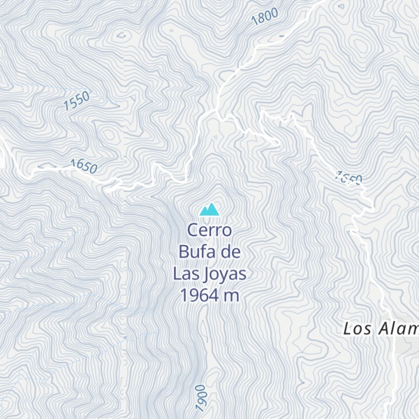 Map of Cerro Bufa de Las Joyas