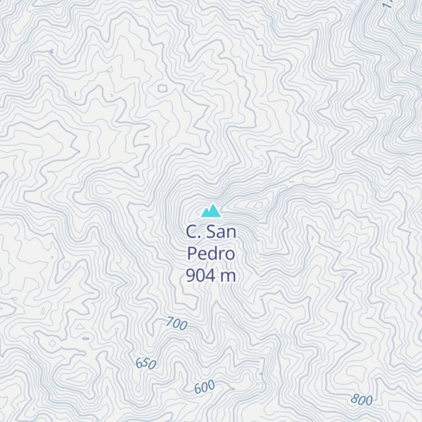 Map of C. San Pedro
