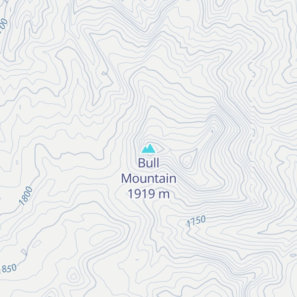 Map of Bull Mountain