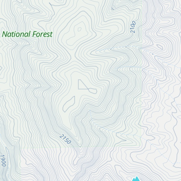 Map of Brushy Mountain