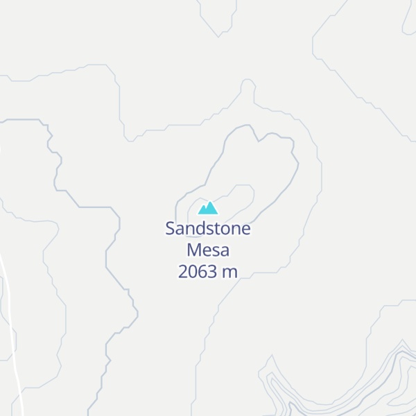 Map of Sandstone Mesa