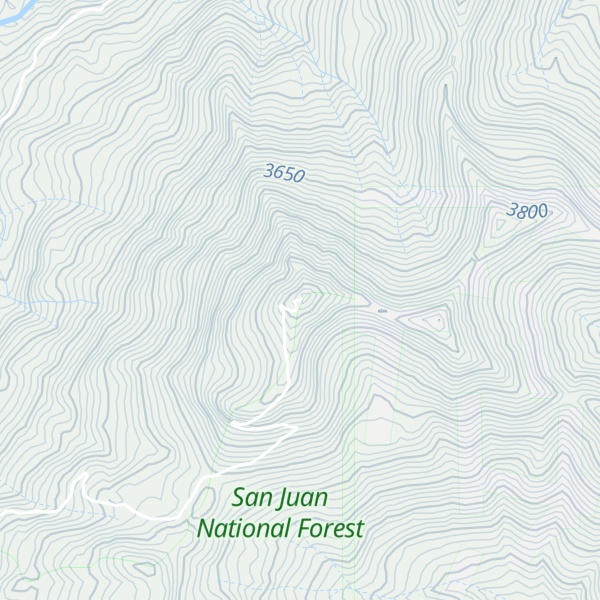 Map of Red Mountain Number 3