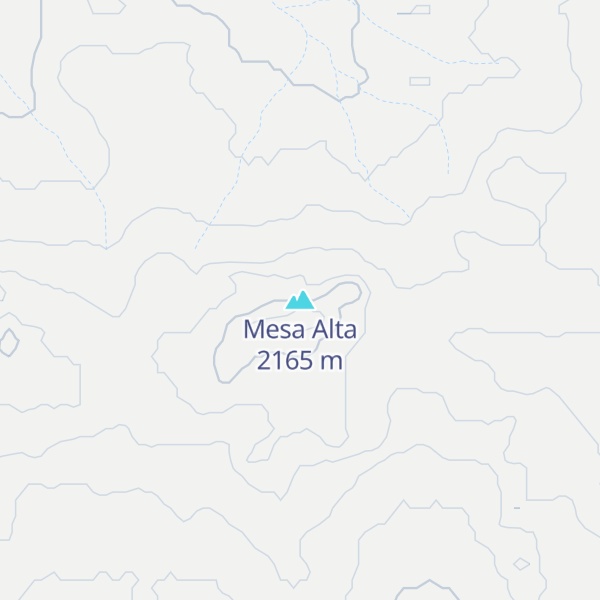 Map of Mesa Alta