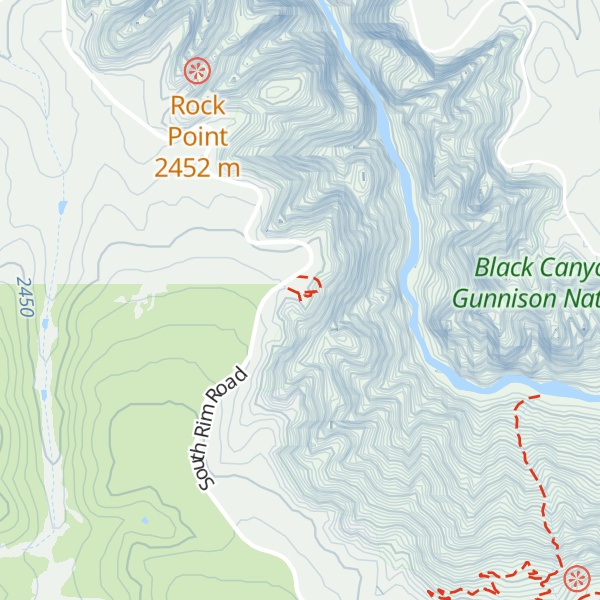 Map of Pulpit Rock