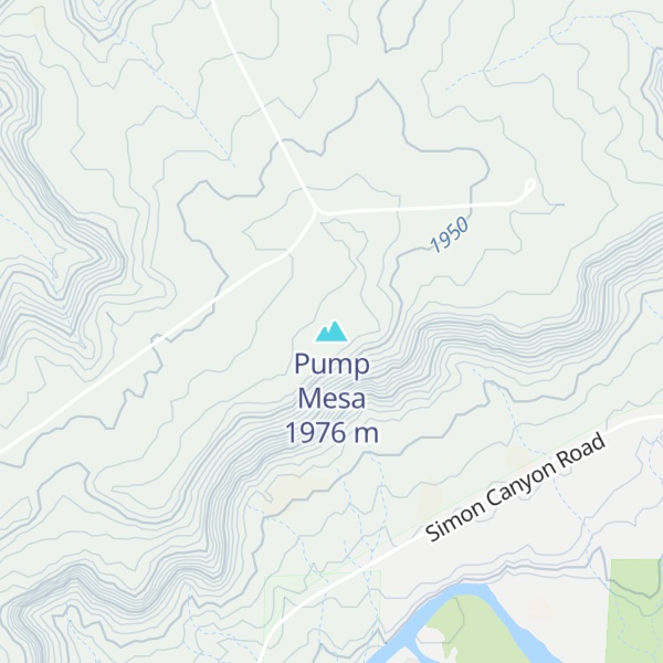 Map of Pump Mesa