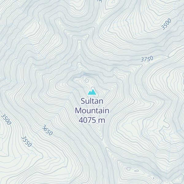 Map of Sultan Mountain