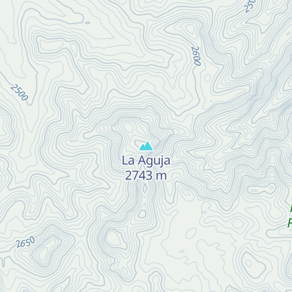 Map of La Aguja