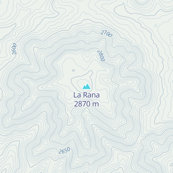Map of La Rana