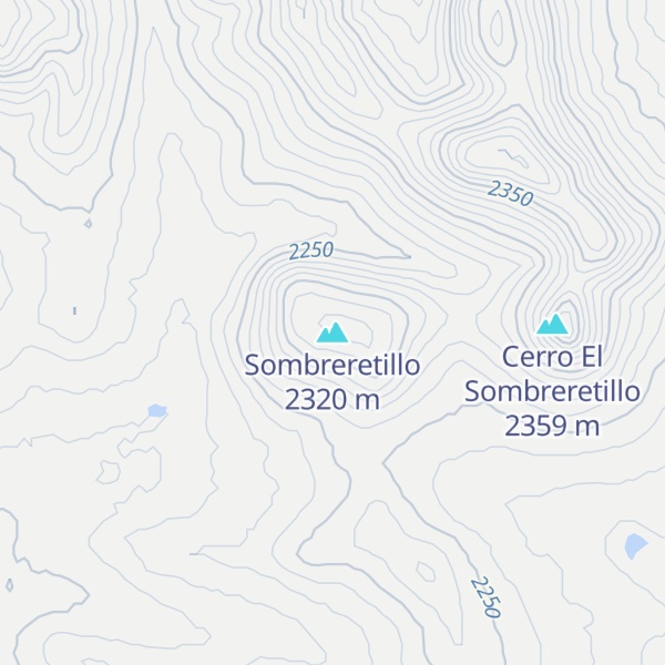 Map of Sombreretillo