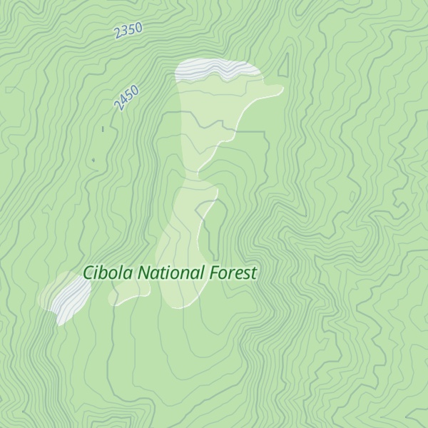 Map of Blue Mesa