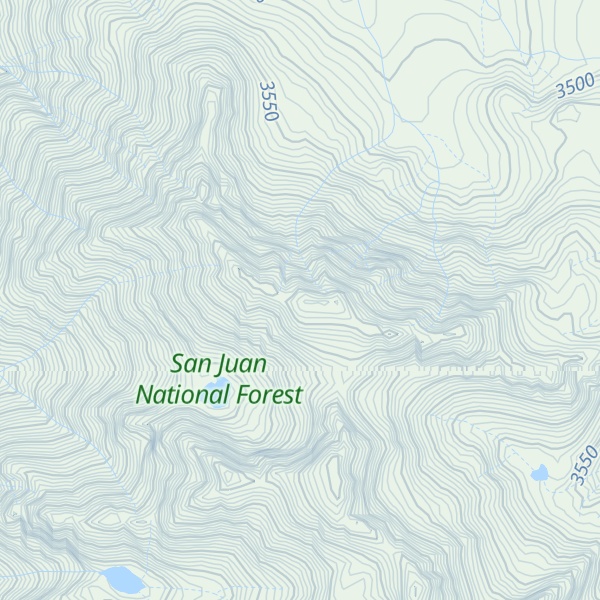 Map of North Twilight Peak